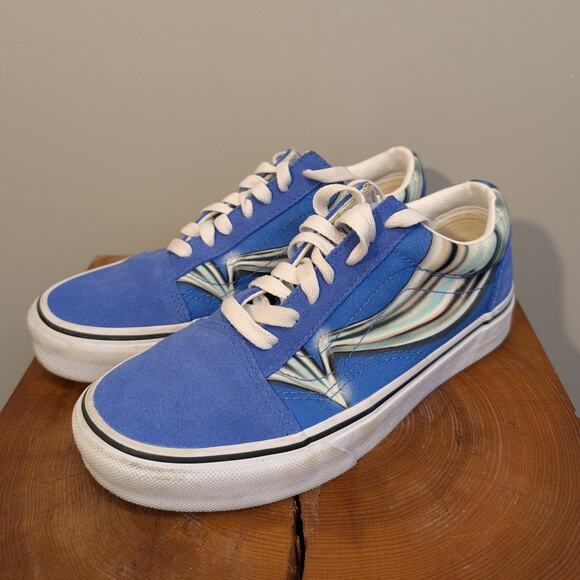 Vans Old Skool Blue Airbrush Limited Edition Skate Shoes Classic - Size 5.5M7W main image 4